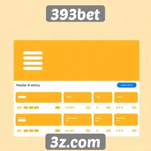 Análise da interface do usuário do site 393bet